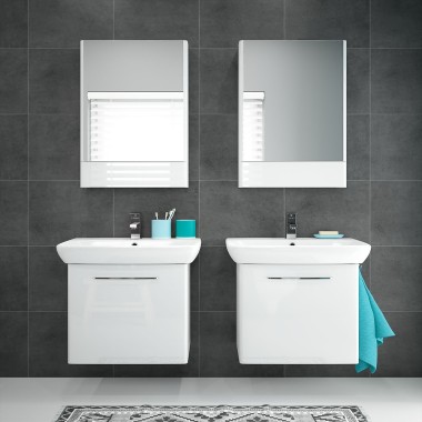 Selnova Square fürdőszobabútor Option tükörrel