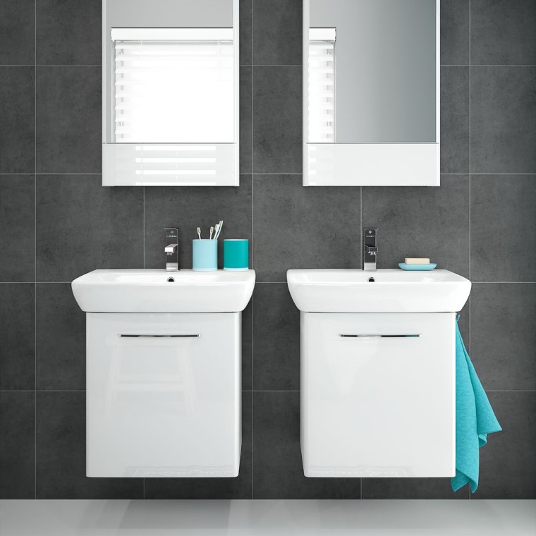 Selnova Square fürdőszobabútor Option tükörrel Selnova Square fürdőszobabútor Option tükörrel