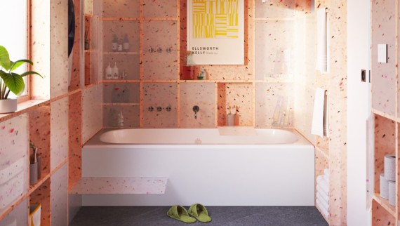 A nimtim Architects (UK) többgenerációs fürdőszobája (© nimtim Architects)