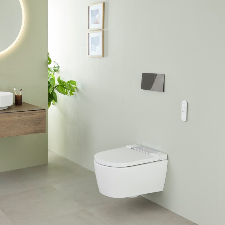 Geberit AquaClean Sela higiéniai berendezés VariForm mosdótérrel Geberit AquaClean Sela higiéniai berendezés VariForm mosdótérrel