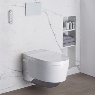 Akadálymentes fürdőszoba Geberit AquaClean Mera rendszerrel Akadálymentes fürdőszoba Geberit AquaClean Mera rendszerrel