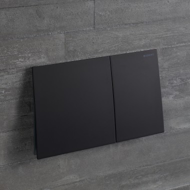 Sigma70 működtetőlap matt fekete színben (© Geberit)