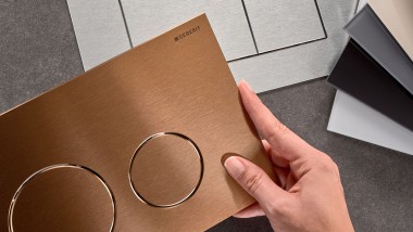 Geberit Sigma40 működtetőlapok különböző felületekkel és gombformákkal Geberit Sigma40 működtetőlapok különböző felületekkel és gombformákkal