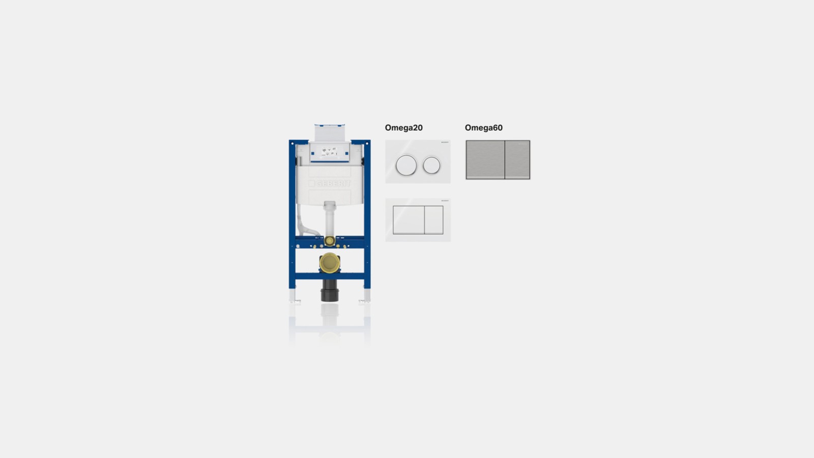 Geberit Omega öblítési rendszer Geberit Omega öblítési rendszer