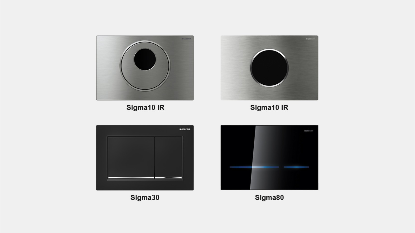 Infravörös és mechanikus Geberit működtetőlapok Infravörös és mechanikus Geberit működtetőlapok