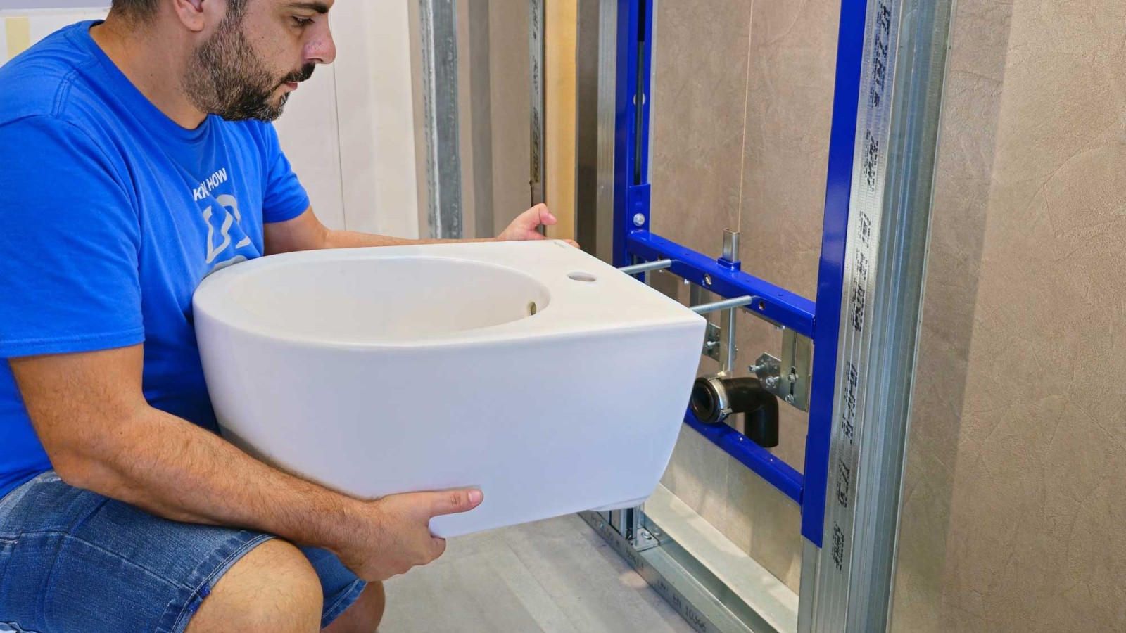 Geberit bidé telepítése EFF3-al