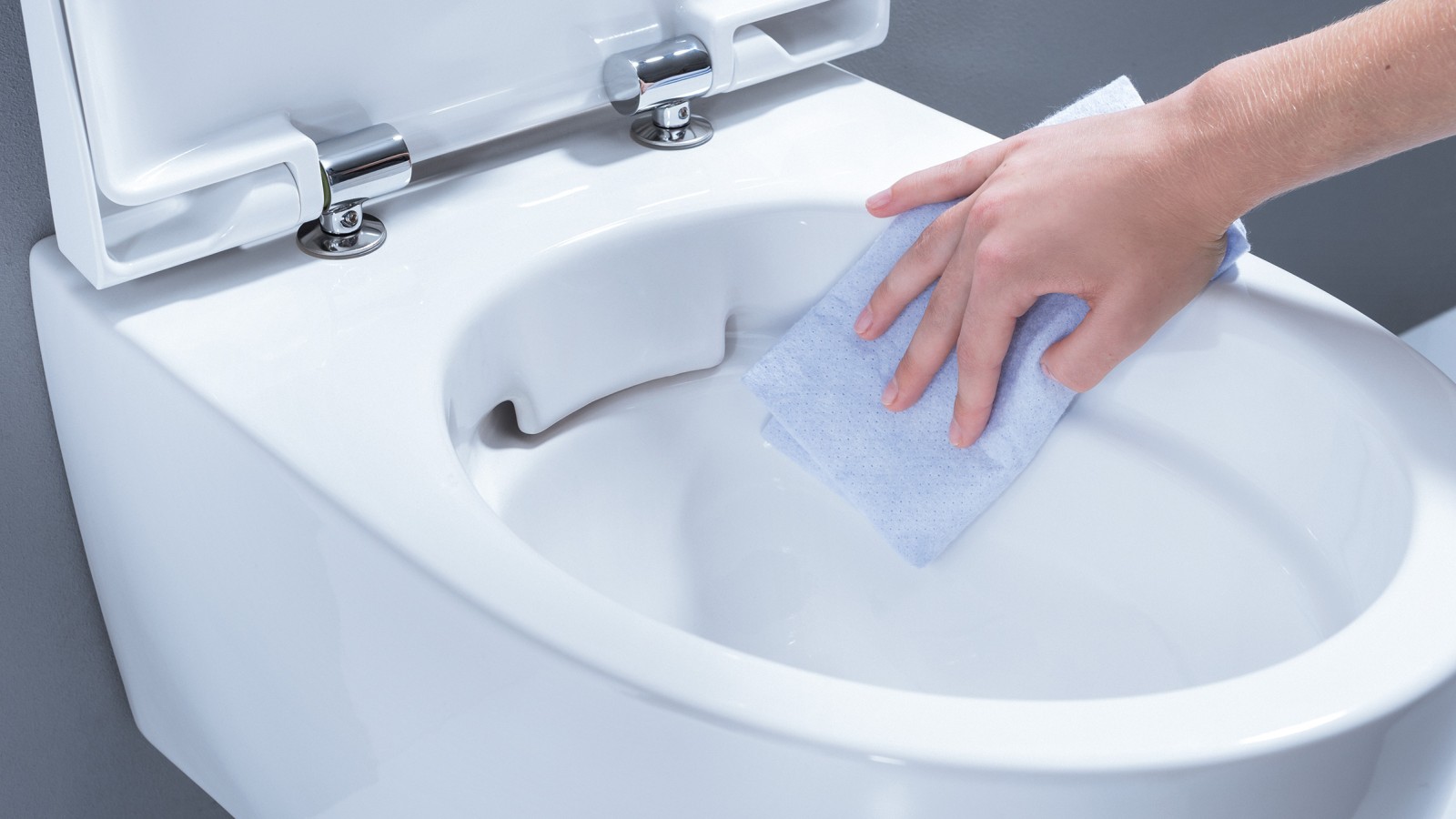 iCon Rimfree perem nélküli WC (© Geberit) iCon Rimfree perem nélküli WC (© Geberit)