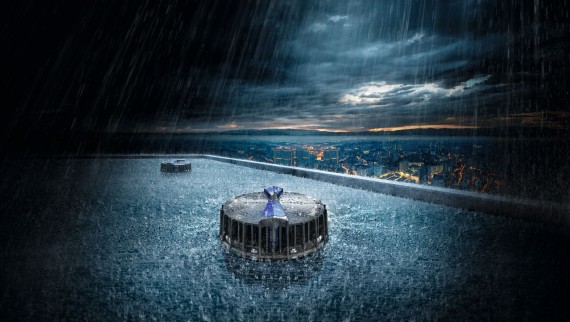 Geberit PE csővezetékrendszer esővízelvezetéshez