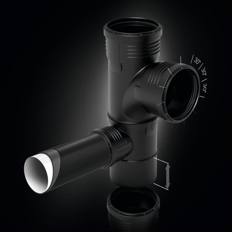 Geberit Silent-PP speciális szerelvény Geberit Silent-PP speciális szerelvény