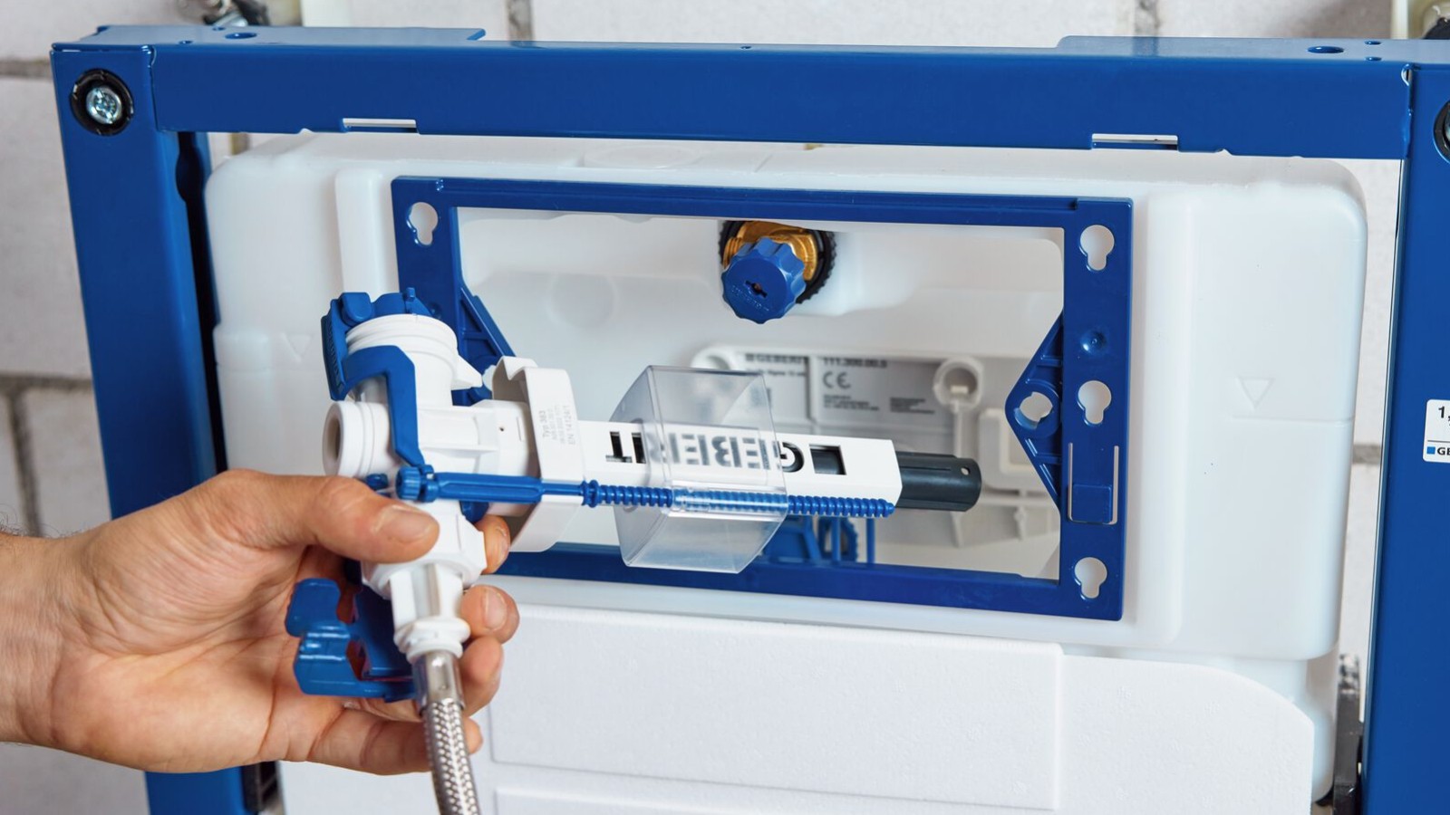 Geberit DuoFix és Geberit 383-as típusú töltőszelep öblítőtartályhoz