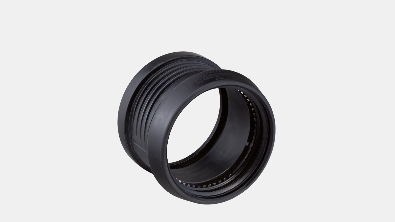 Geberit mandzsetta egy Geberit Silent-db20 csövön Geberit mandzsetta egy Geberit Silent-db20 csövön