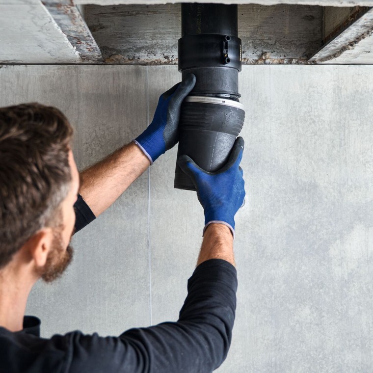 Geberit Silent-db20 Offset idom beépítése Geberit Silent-db20 Offset idom beépítése