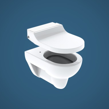 Geberit AquaClean Tuma zuhany WC rugalmas javítási megoldással Geberit AquaClean Tuma zuhany WC rugalmas javítási megoldással