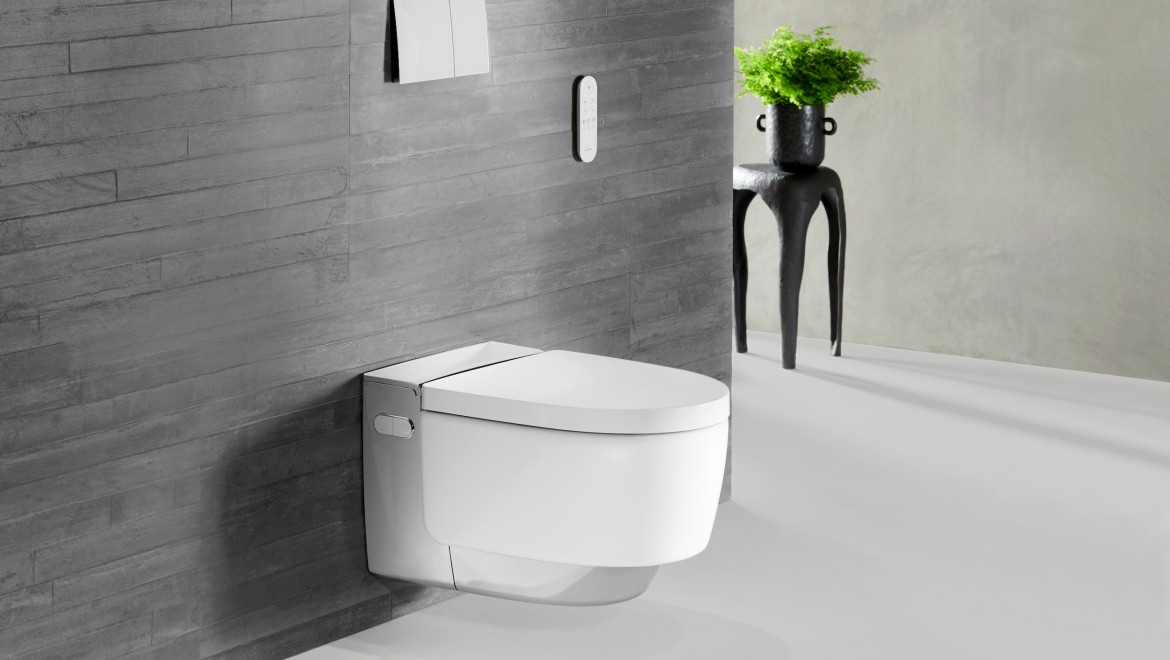Geberit AquaClean Mera Comfort WC-ülőke fűtéssel Geberit AquaClean Mera Comfort WC-ülőke fűtéssel