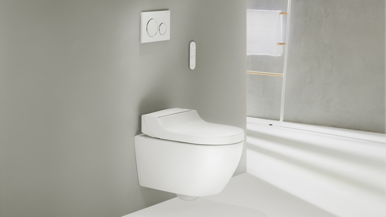 Geberit AquaClean Tuma Comfort Sigma20 működtetőlappal