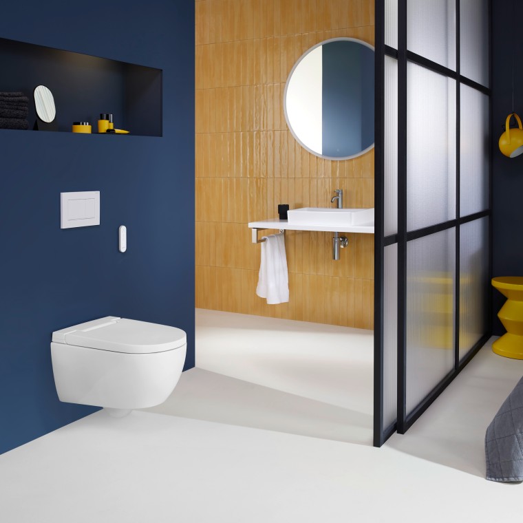 Geberit AquaClean Alba higiéniai berendezés egy szállodában Geberit AquaClean Alba higiéniai berendezés egy szállodában