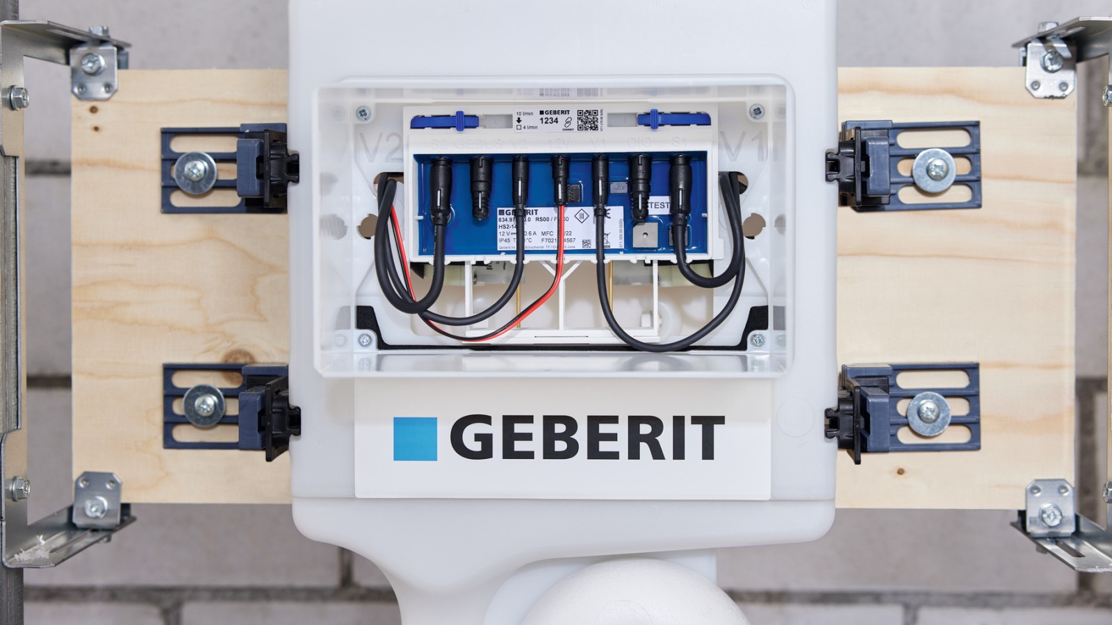 A Geberit HS50 higiéniai öblítőberendezés közvetlenül a Gateway-hez csatlakozik A Geberit HS50 higiéniai öblítőberendezés közvetlenül a Gateway-hez csatlakozik