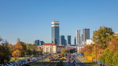 A Varso Place tornya 310 méterre magasodik Varsó fölé (© Aaron Hargreaves/Foster + Partners)
