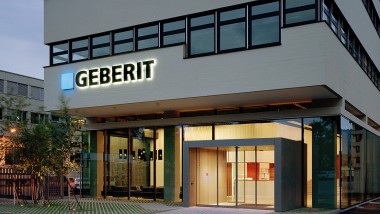 A Geberit központja Rapperswil-Jonában