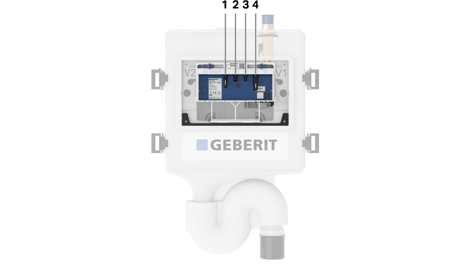 Geberit HS30 higiéniai öblítőberendezés (© Geberit)