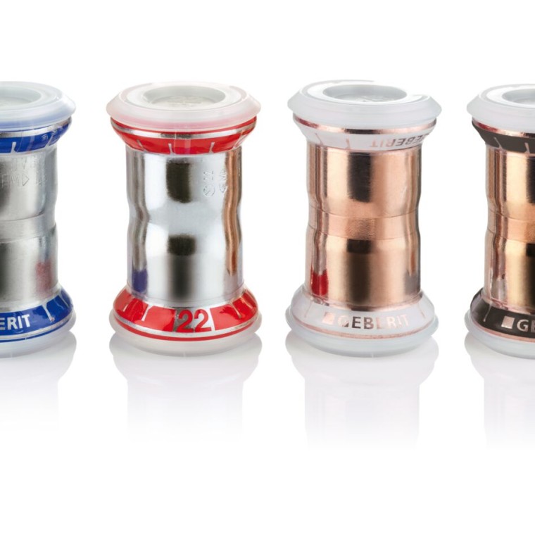 Geberit Mapress rendszerek különböző anyagokból, tömítőgyűrűvel Geberit Mapress rendszerek különböző anyagokból, tömítőgyűrűvel