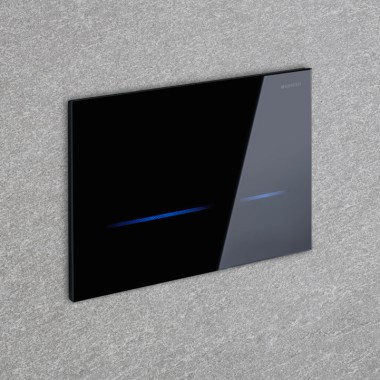 A Geberit Sigma80 működtetőlap automatikusan indítja el a WC-öblítést A Geberit Sigma80 működtetőlap automatikusan indítja el a WC-öblítést