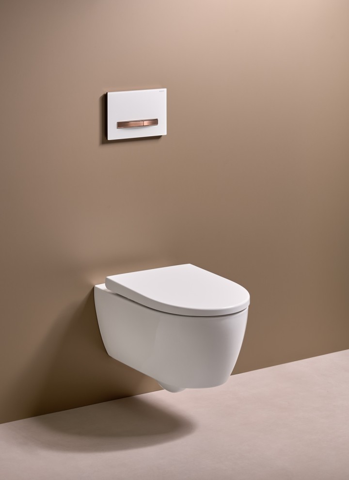 Geberit működtetőlap a WC-öblítés elindításához Geberit működtetőlap a WC-öblítés elindításához