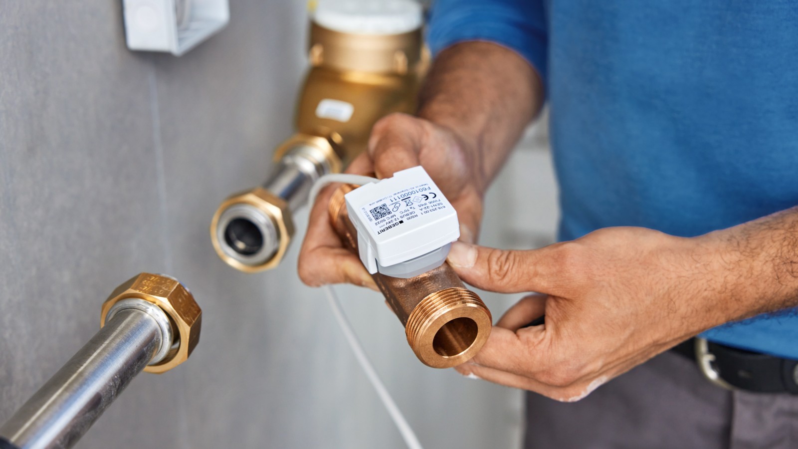 Geberit hőmérséklet- és térfogatáram-érzékelő GEBUS rendszerhez Geberit hőmérséklet- és térfogatáram-érzékelő GEBUS rendszerhez