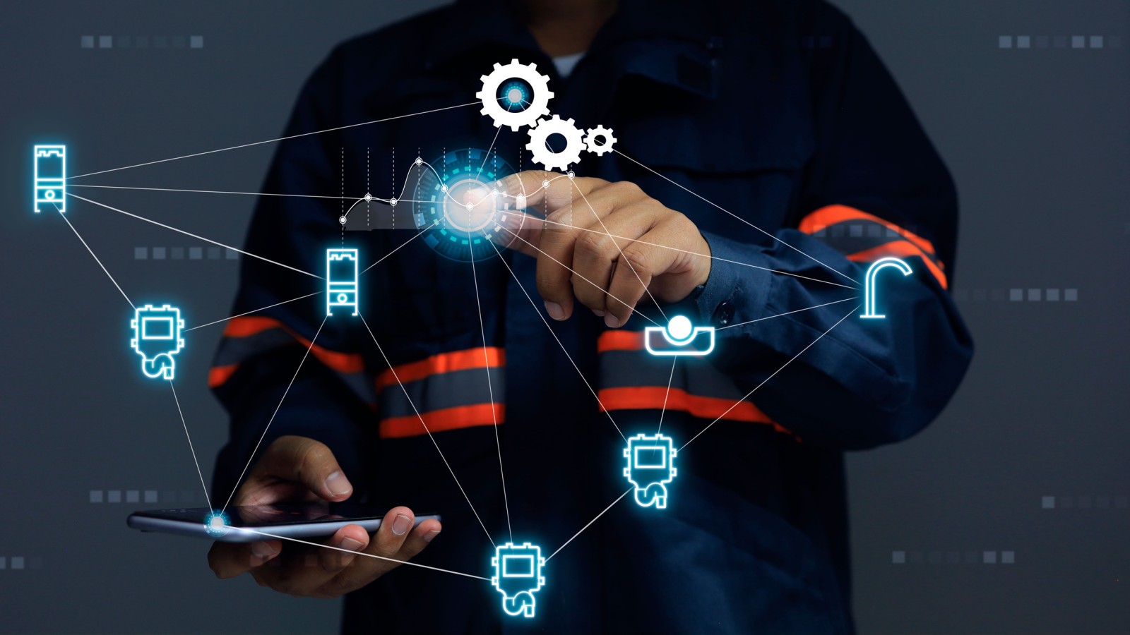 Központosított működés a Geberit Control alkalmazással a Geberit Gateway-n keresztül Központosított működés a Geberit Control alkalmazással a Geberit Gateway-n keresztül