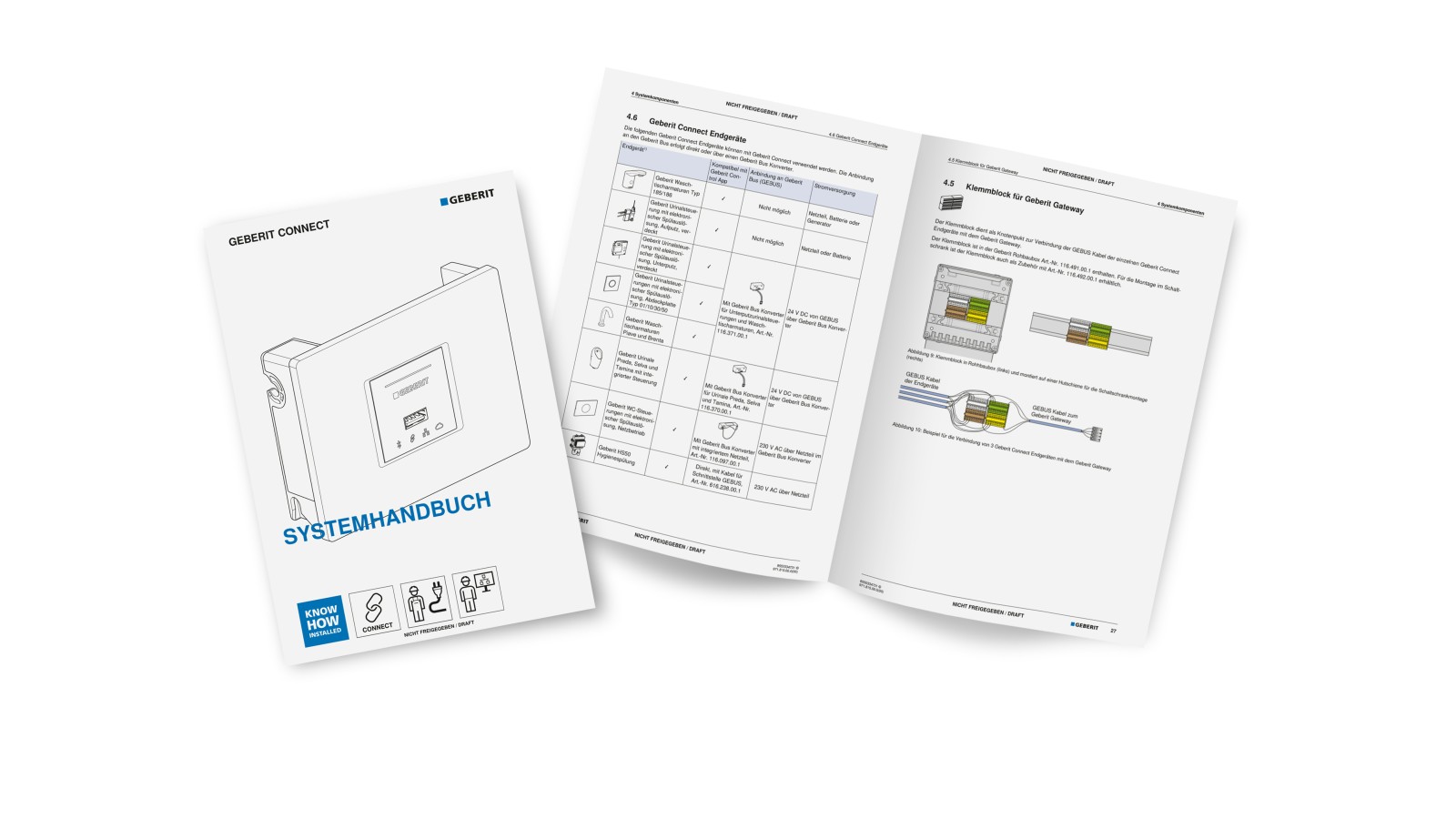 Geberit Connect rendszer kézikönyve Geberit Connect rendszer kézikönyve