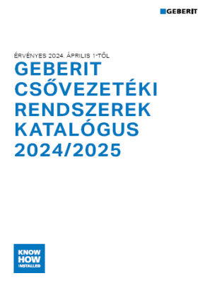 Geberit csővezetéki rendszerek katalógus 2026/2027 Geberit csővezetéki rendszerek katalógus 2026/2027