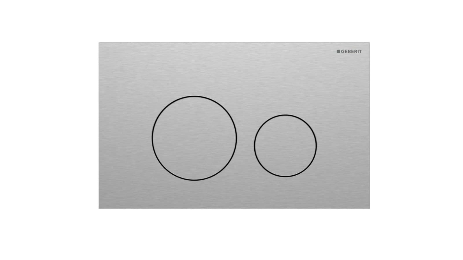 Geberit Sigma40, kerek, rozsdamentes acél kivitelben Geberit Sigma40, kerek, rozsdamentes acél kivitelben