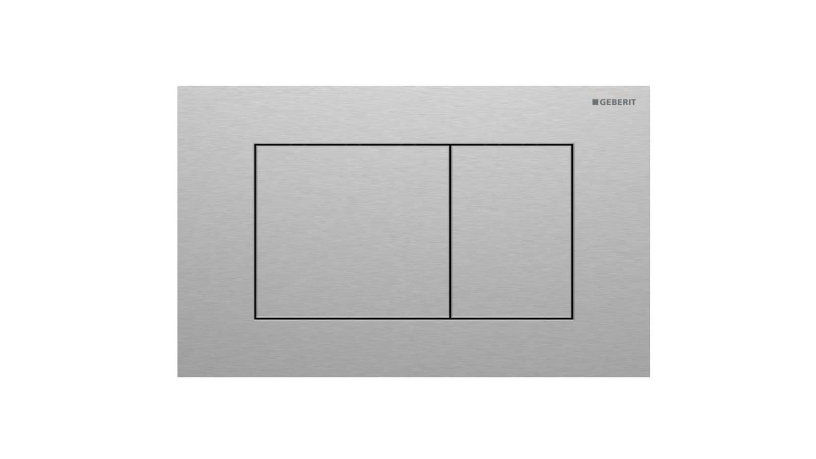 Geberit Sigma40, szögletes, rozsdamentes acél kivitelben Geberit Sigma40, szögletes, rozsdamentes acél kivitelben