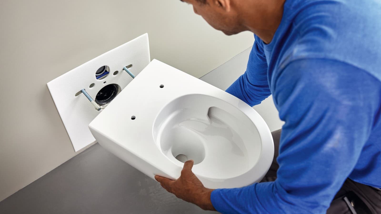 Acanto fürdőszobai termékcsalád WC-jének szerelése TurboFlush öblítési technológiával Acanto fürdőszobai termékcsalád WC-jének szerelése TurboFlush öblítési technológiával