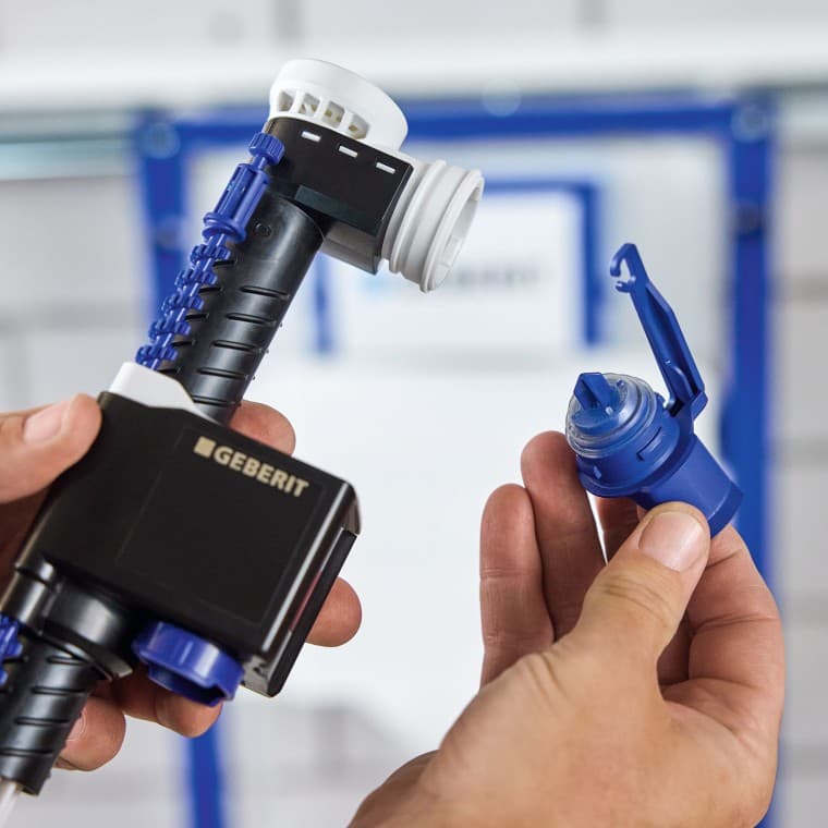 Geberit 323-as típusú töltőszelep: könnyen karbantartható Geberit 323-as típusú töltőszelep: könnyen karbantartható