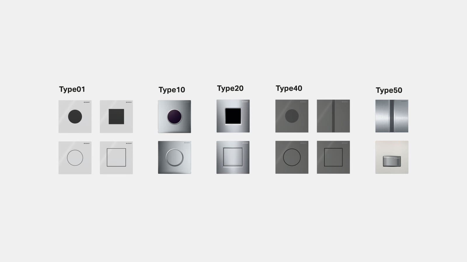 Geberit takarólapok áttekintése Geberit takarólapok áttekintése
