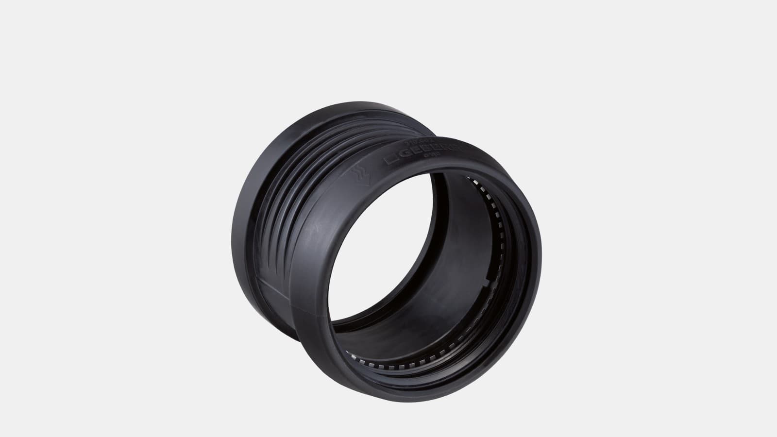 Geberit mandzsetta egy Geberit Silent-db20 csövön Geberit mandzsetta egy Geberit Silent-db20 csövön