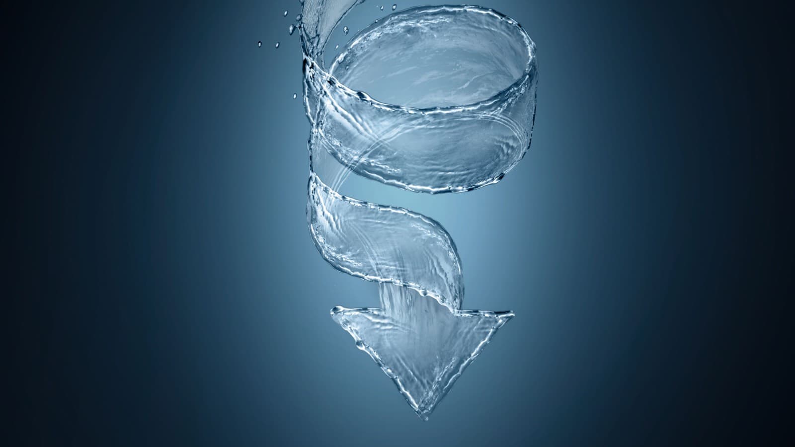 Folyamatos légoszlop egy Geberit SuperTube technológiával ellátott vízelvezető rendszerben Folyamatos légoszlop egy Geberit SuperTube technológiával ellátott vízelvezető rendszerben