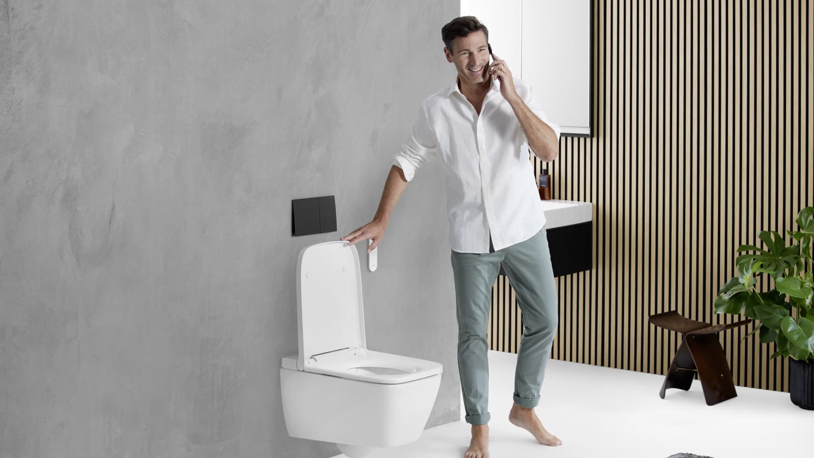 Geberit AquaClean Sela négyzetes Sigma70-el Geberit AquaClean Sela négyzetes Sigma70-el