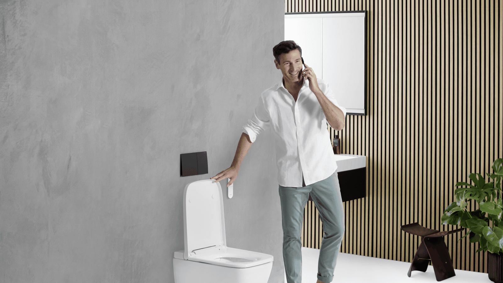Geberit AquaClean Sela négyzetes Sigma70-el Geberit AquaClean Sela négyzetes Sigma70-el