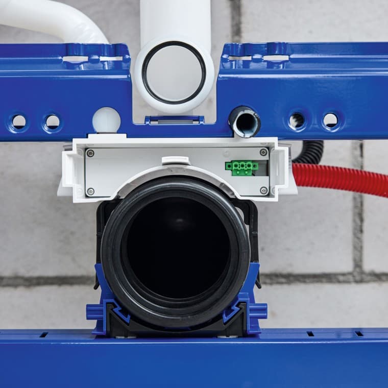 Geberit elektromos csatlakozódoboz felszerelése Geberit elektromos csatlakozódoboz felszerelése