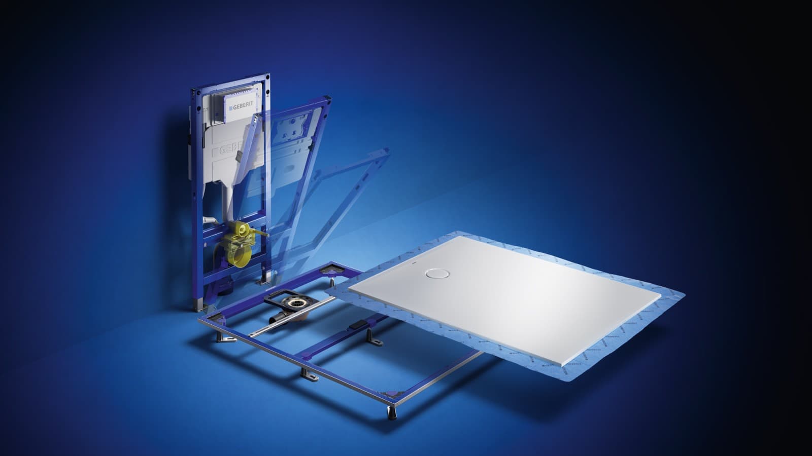 Új Geberit Duofix rendszer CleanFloor30 zuhanyfelülethez Új Geberit Duofix rendszer CleanFloor30 zuhanyfelülethez