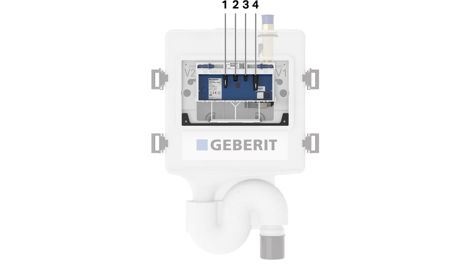 Geberit HS30 higiéniai öblítőberendezés (© Geberit) Geberit HS30 higiéniai öblítőberendezés (© Geberit)